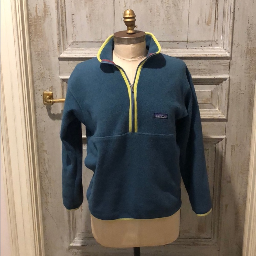 Patagonia kids fleece zip up jacket size XL